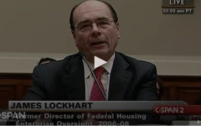 C-SPAN: 2008 Financial Crisis and Federal Housing Enterprise Oversight, Day 3